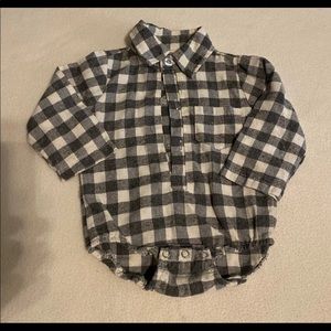 Flannel onesie